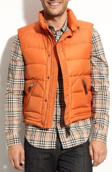 burberry orange vest